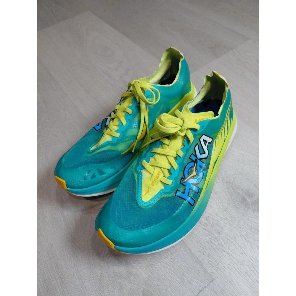 Hoka One One Rocket X 2 Unisex Women Size 10.5 Men 9.5 Ceramic Evening Primrose